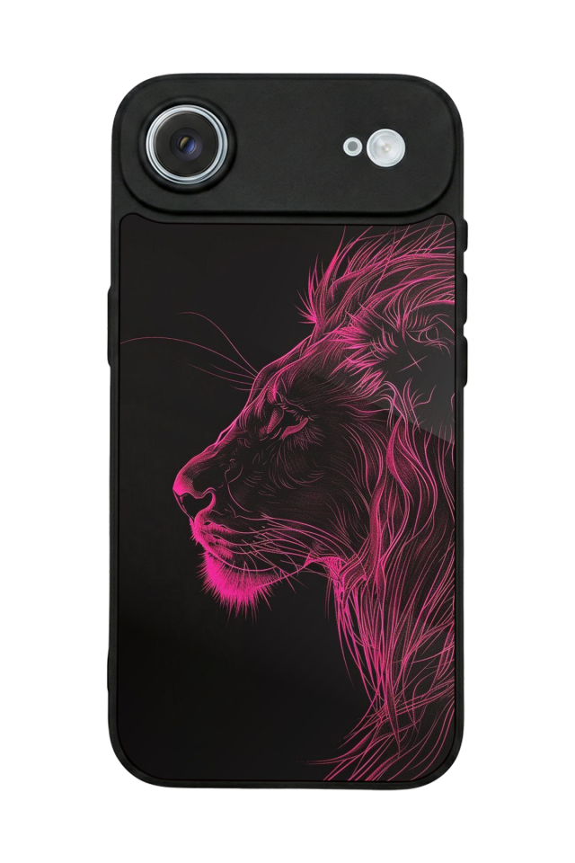 iPhone 17 Air Uyumlu Aslan Tasarımlı Glossy Premium Kılıf