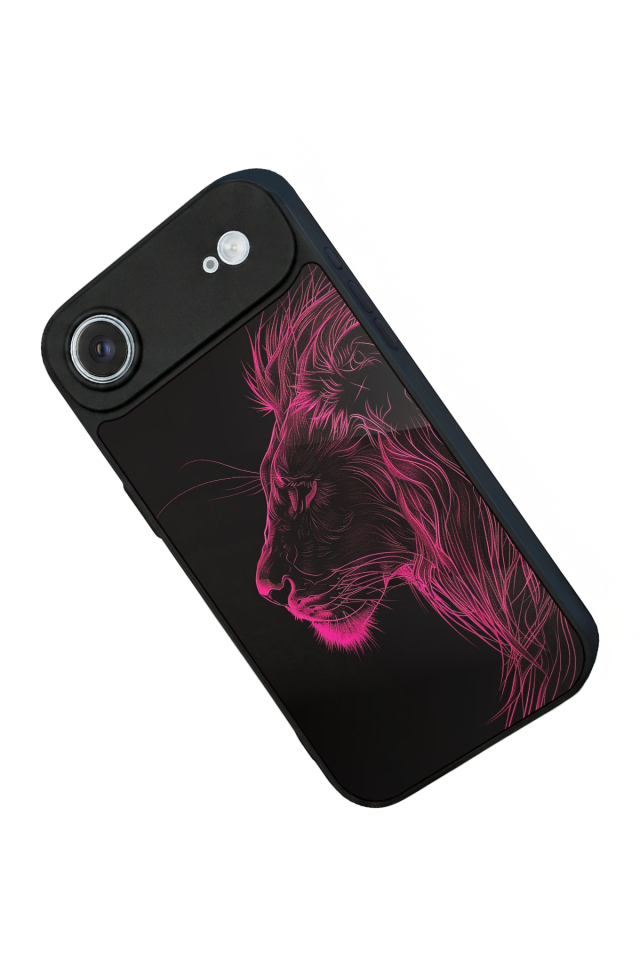 iPhone 17 Air Uyumlu Aslan Tasarımlı Glossy Premium Kılıf