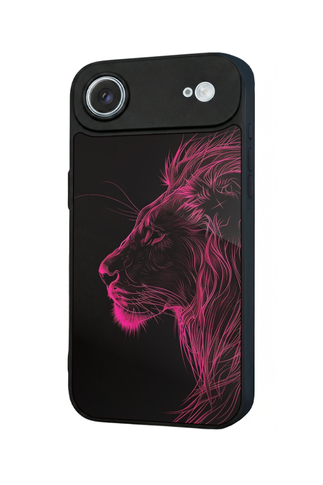 iPhone 17 Air Uyumlu Aslan Tasarımlı Glossy Premium Kılıf