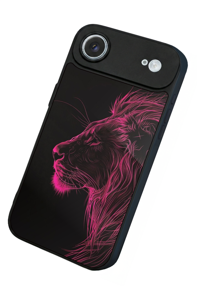 iPhone 17 Air Uyumlu Aslan Tasarımlı Glossy Premium Kılıf