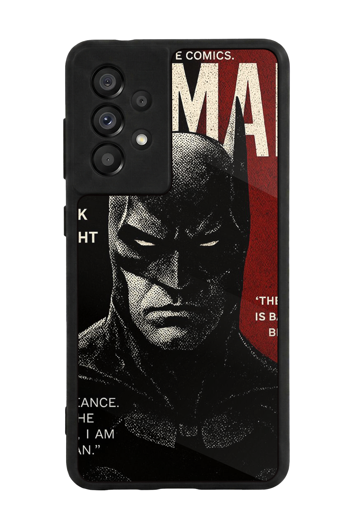 Samsung Galaxy A73 Uyumlu Batman Tasarımlı Glossy Premium Kılıf