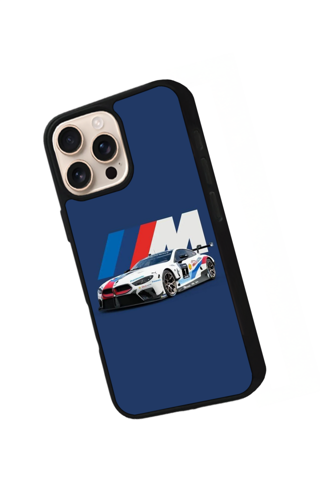 iPhone 15 Pro Uyumlu BMW Tasarımlı Glossy Premium Kılıf