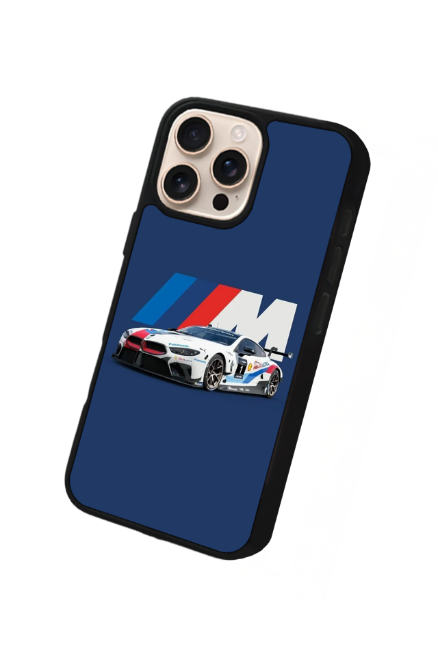 iPhone 15 Pro Uyumlu BMW Tasarımlı Glossy Premium Kılıf