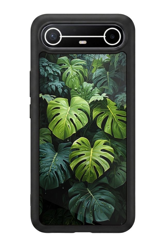 Tecno Spark Slim 5G Uyumlu Botanik Tasarımlı Glossy Premium Kılıf