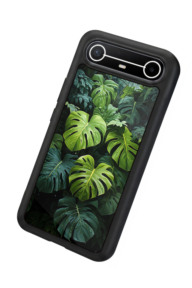 Tecno Spark Slim 5G Uyumlu Botanik Tasarımlı Glossy Premium Kılıf