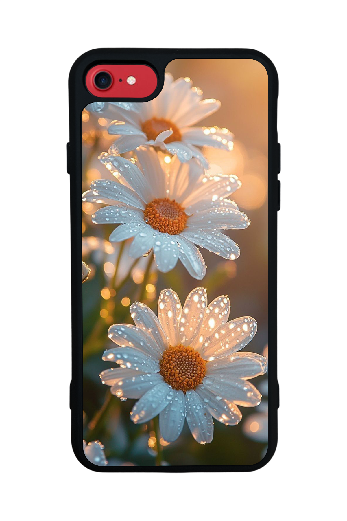 iPhone SE Uyumlu Cicek Tasarımlı Glossy Premium Kılıf
