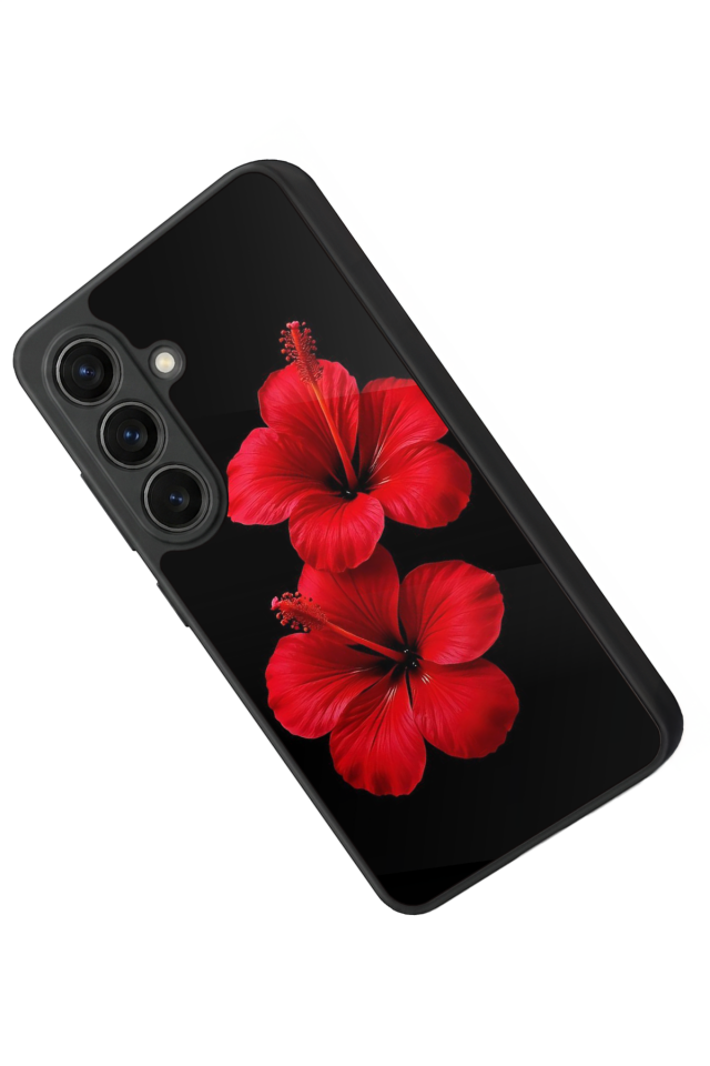 Samsung Galaxy S26 Uyumlu Cicek Tasarımlı Glossy Premium Kılıf