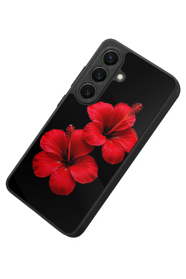 Samsung Galaxy S26 Uyumlu Cicek Tasarımlı Glossy Premium Kılıf