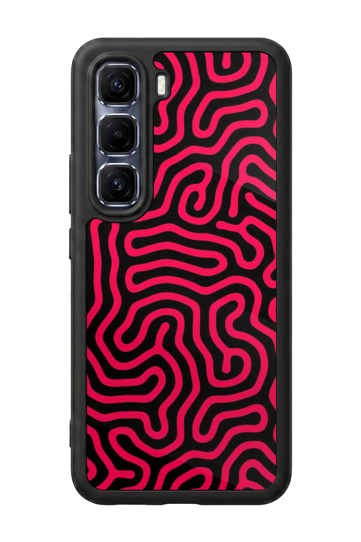 Infinix Hot 60 Pro Plus Uyumlu Çizgi Sanatı Tasarımlı Glossy Premium Kılıf