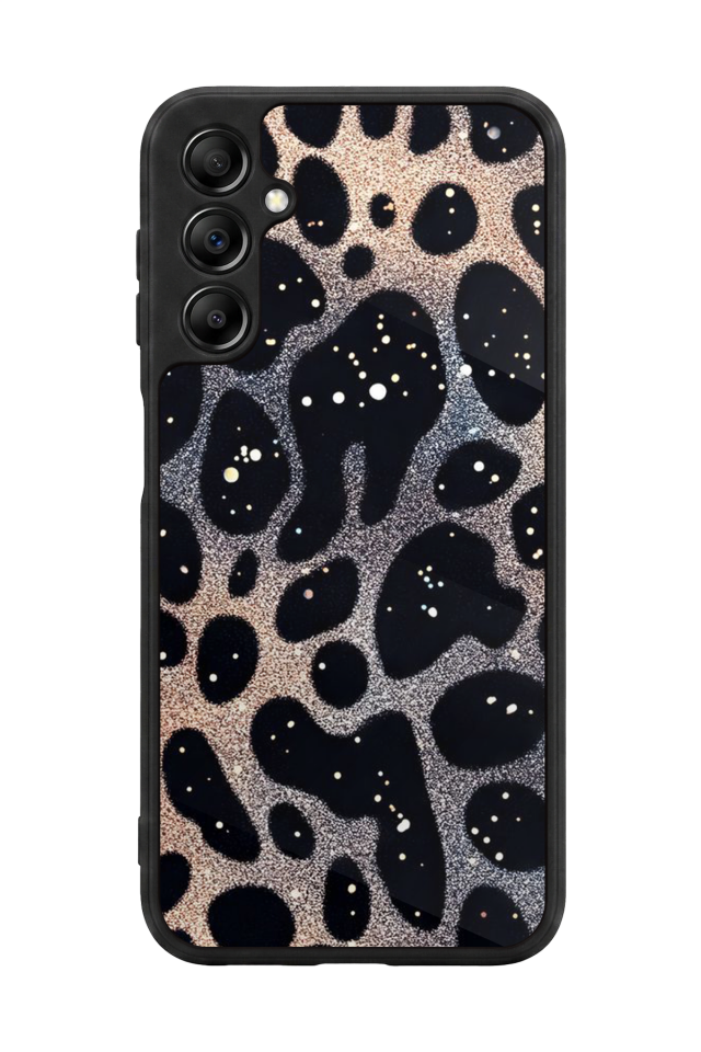Samsung Galaxy A14 Uyumlu Hologram Leopar Tasarımlı Glossy Premium Kılıf