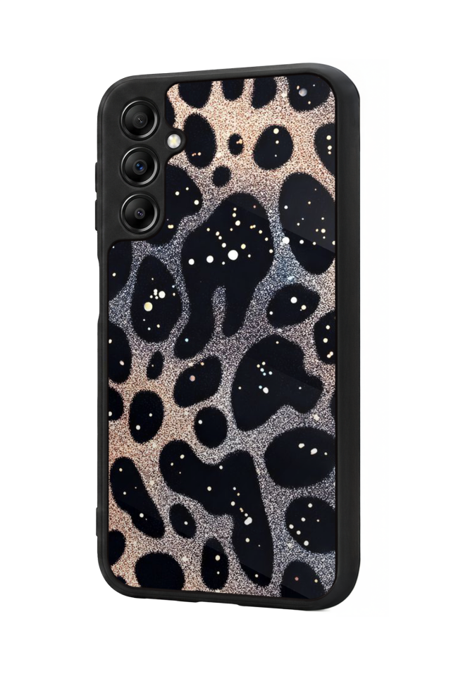 Samsung Galaxy A14 Uyumlu Hologram Leopar Tasarımlı Glossy Premium Kılıf