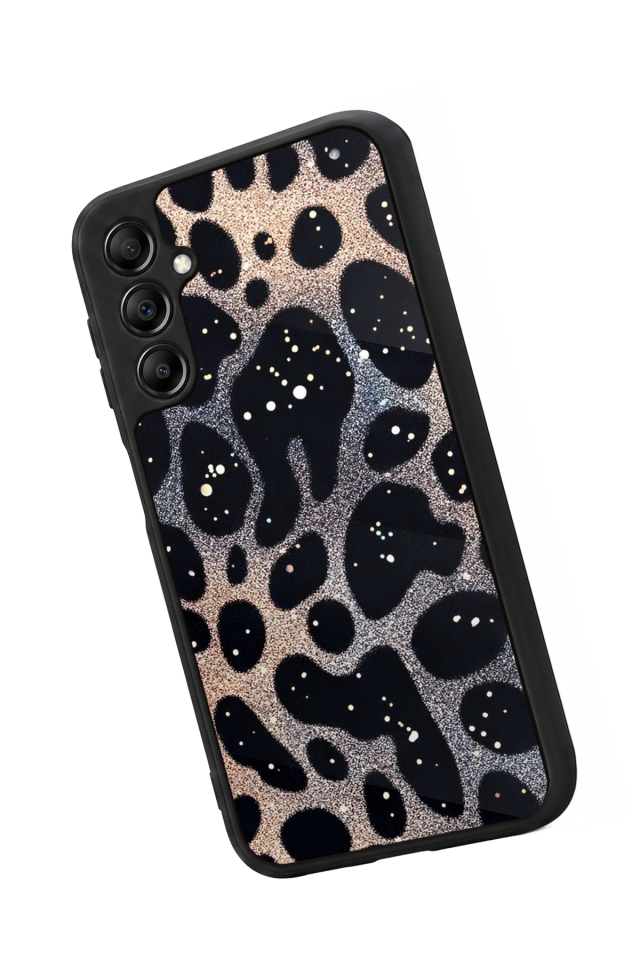 Samsung Galaxy A14 Uyumlu Hologram Leopar Tasarımlı Glossy Premium Kılıf