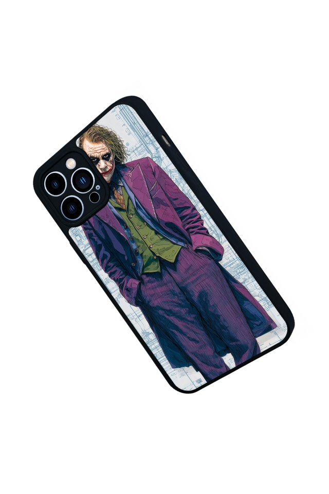 iPhone 13 Pro Max Uyumlu Joker Tasarımlı Glossy Premium Kılıf