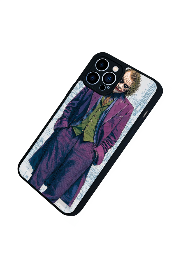 iPhone 13 Pro Max Uyumlu Joker Tasarımlı Glossy Premium Kılıf