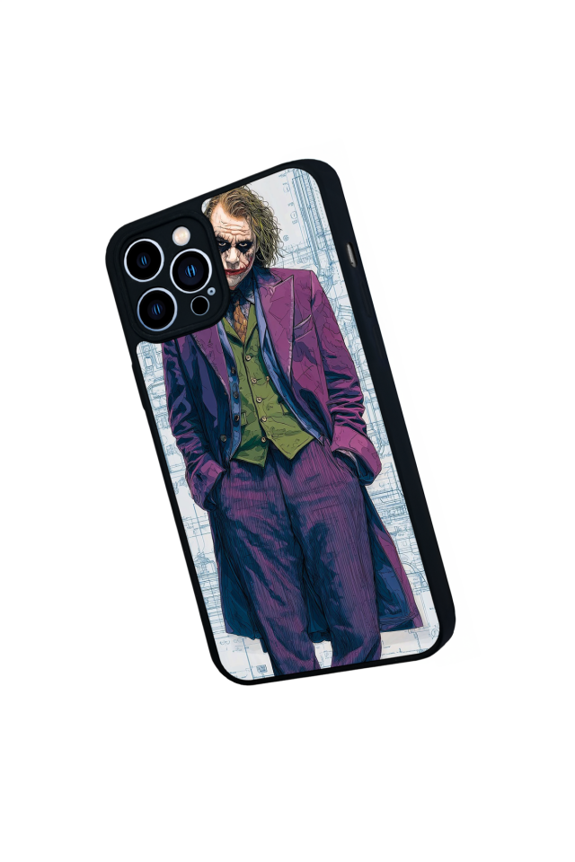 iPhone 13 Pro Max Uyumlu Joker Tasarımlı Glossy Premium Kılıf