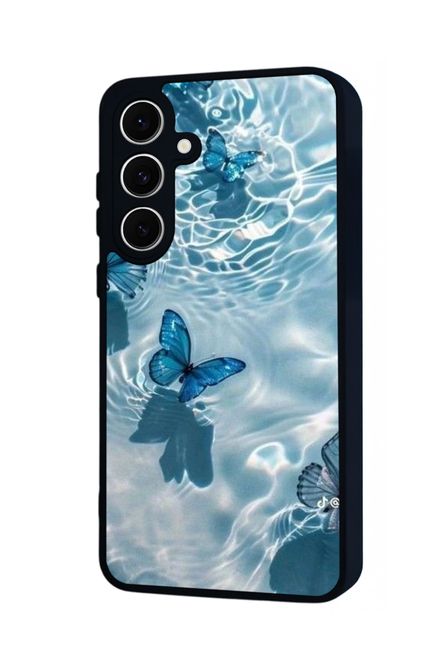 Samsung Galaxy A16 Uyumlu Kelebek Tasarımlı Glossy Premium Kılıf
