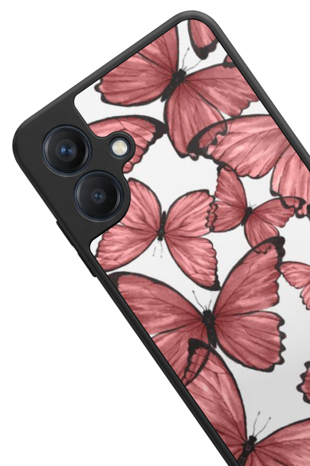 Samsung Galaxy A07 Uyumlu Kelebek Tasarımlı Glossy Premium Kılıf