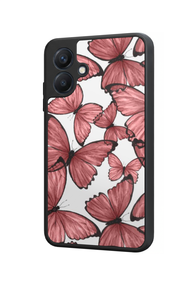 Samsung Galaxy A07 Uyumlu Kelebek Tasarımlı Glossy Premium Kılıf