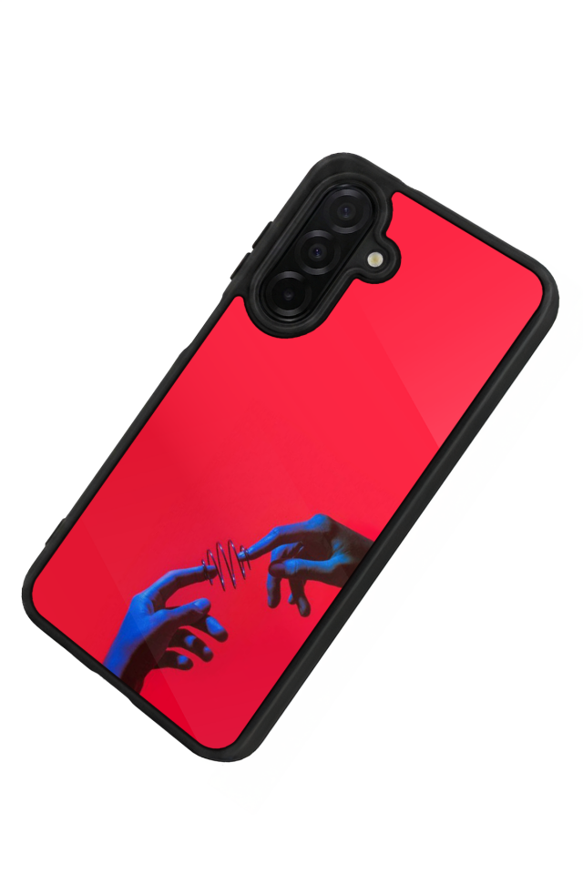 Samsung Galaxy A36 Uyumlu Kirmizi Tasarımlı Glossy Premium Kılıf