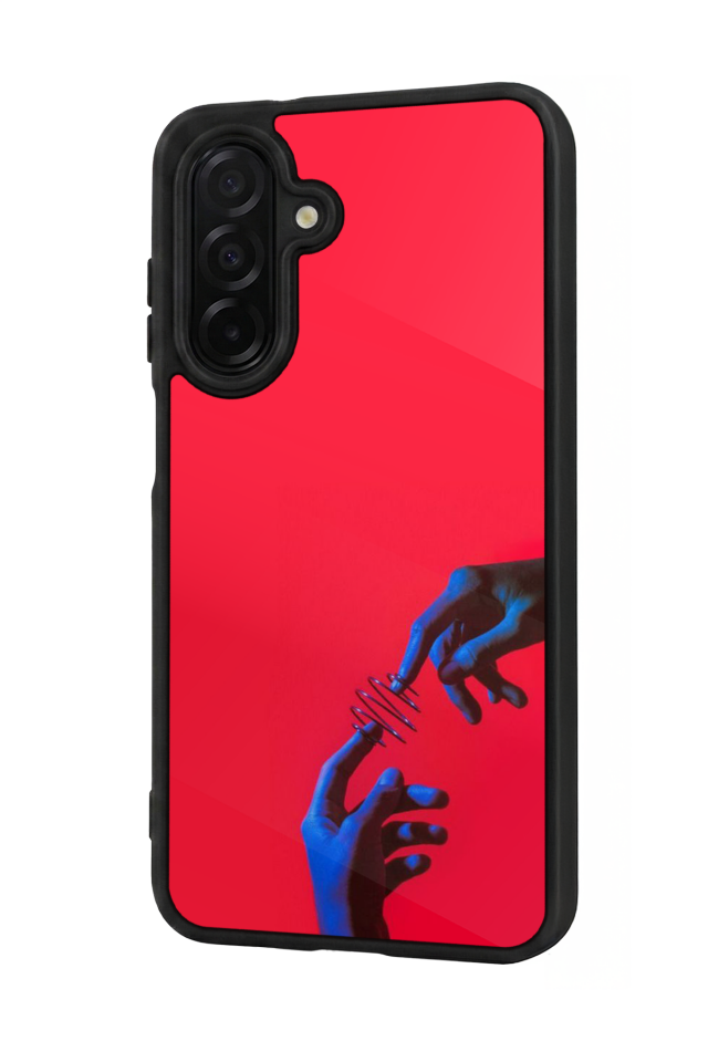 Samsung Galaxy A36 Uyumlu Kirmizi Tasarımlı Glossy Premium Kılıf