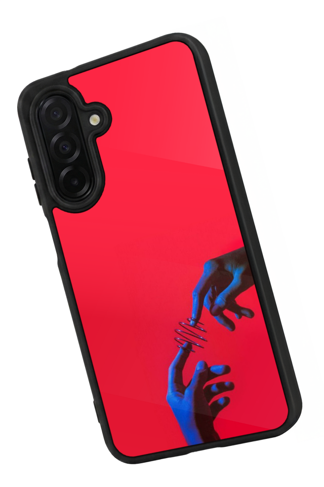 Samsung Galaxy A36 Uyumlu Kirmizi Tasarımlı Glossy Premium Kılıf