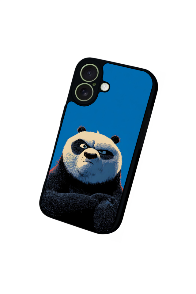 iPhone 17 Uyumlu Kung Fu Panda Tasarımlı Glossy Premium Kılıf