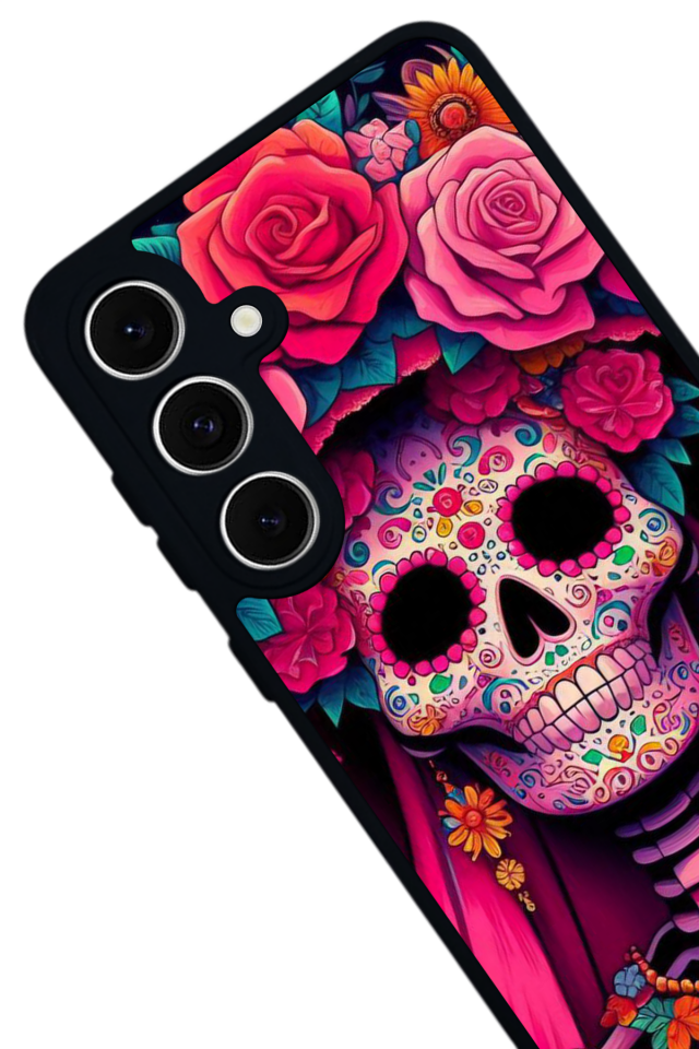 Samsung Galaxy S24 FE Uyumlu KuruKafa Tasarımlı Glossy Premium Kılıf