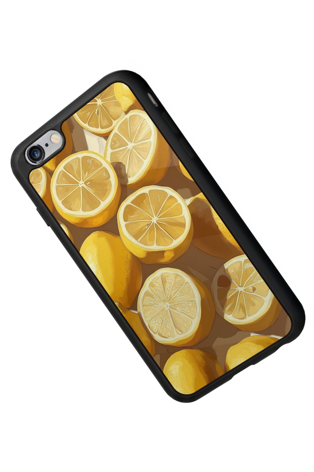 iPhone 6s Plus Uyumlu Limon Tasarımlı Glossy Premium Kılıf
