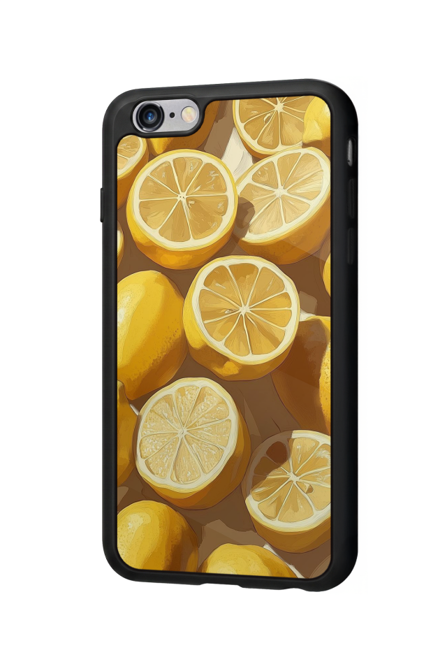 iPhone 6s Plus Uyumlu Limon Tasarımlı Glossy Premium Kılıf