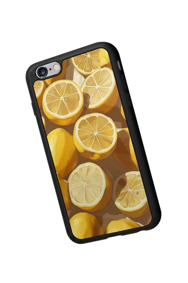 iPhone 6s Plus Uyumlu Limon Tasarımlı Glossy Premium Kılıf