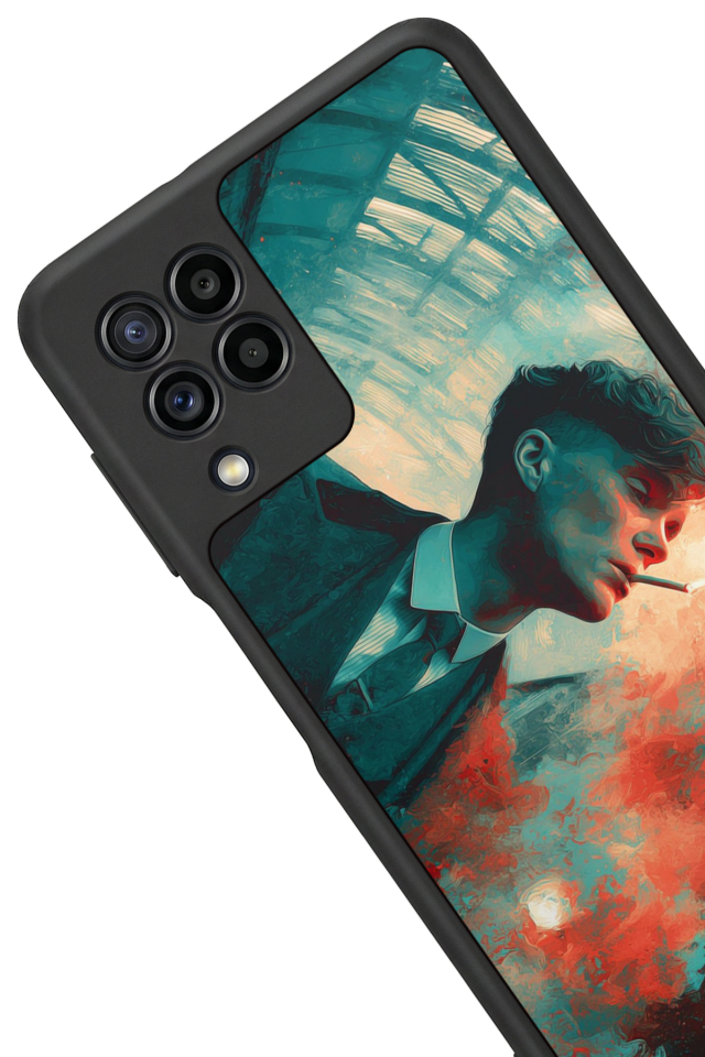 Samsung Galaxy M32 Uyumlu Peaky Blinders Tasarımlı Glossy Premium Kılıf