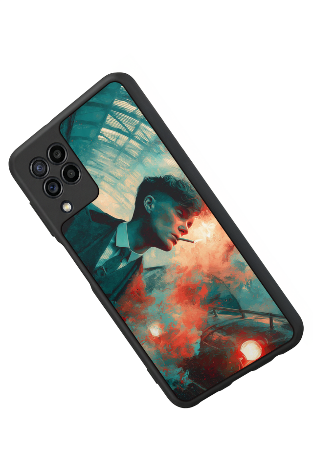 Samsung Galaxy M32 Uyumlu Peaky Blinders Tasarımlı Glossy Premium Kılıf