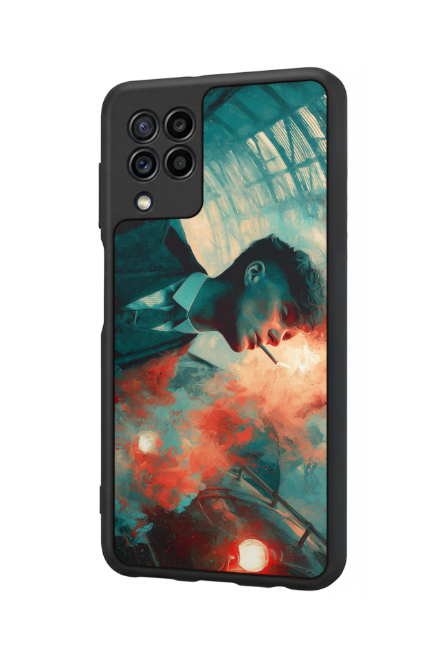 Samsung Galaxy M32 Uyumlu Peaky Blinders Tasarımlı Glossy Premium Kılıf