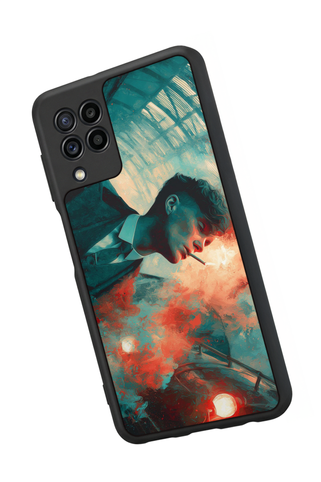Samsung Galaxy M32 Uyumlu Peaky Blinders Tasarımlı Glossy Premium Kılıf