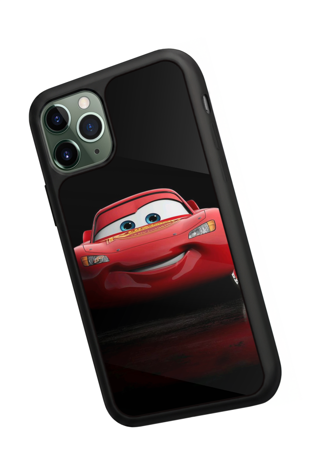 iPhone 11 Pro Max Uyumlu Şimsek McQueen Tasarımlı Glossy Premium Kılıf