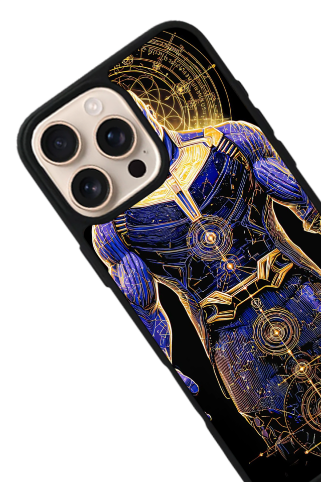 iPhone 16 Pro Max Uyumlu Thanos Tasarımlı Glossy Premium Kılıf