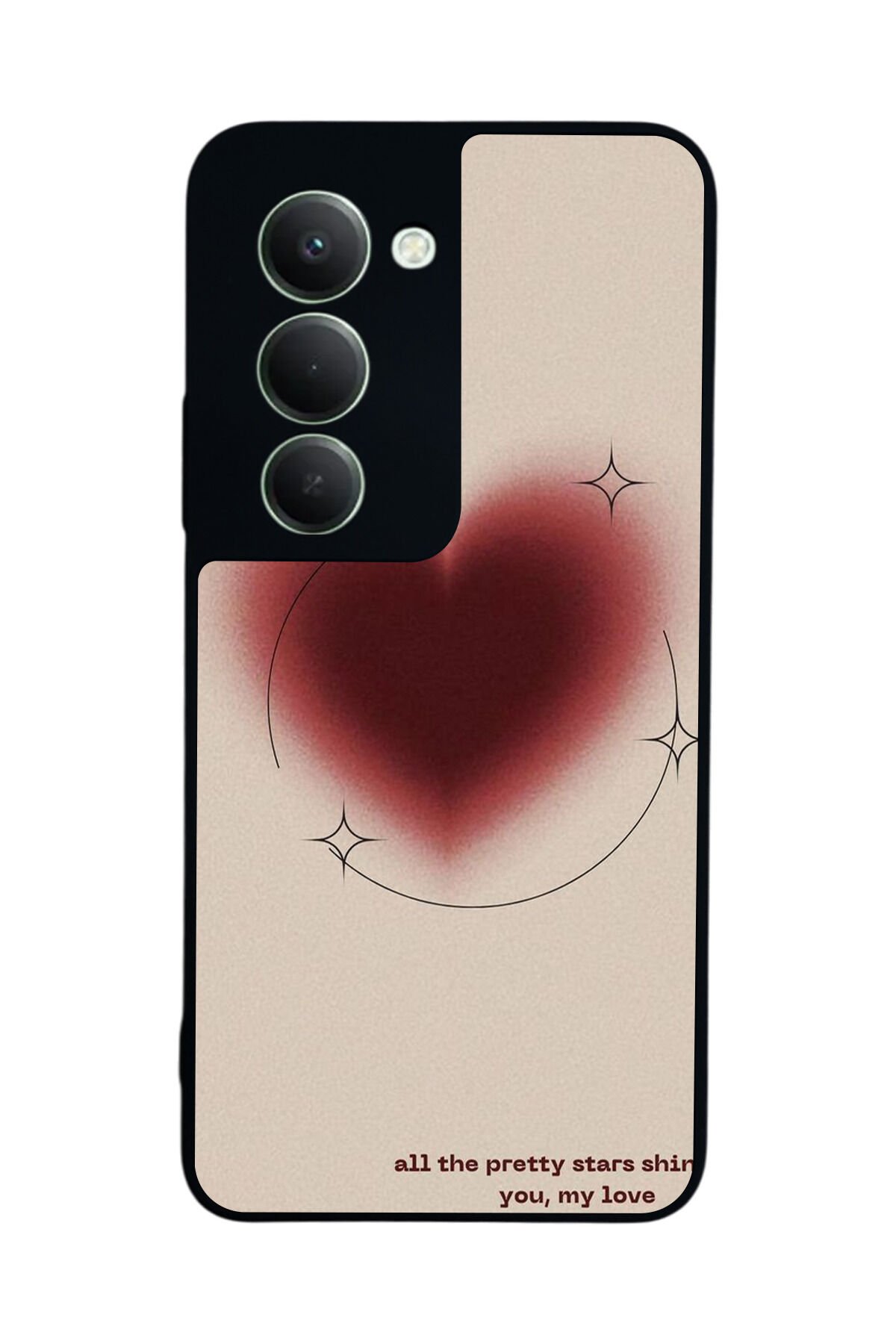 Xiaomi Redmi 15 5G Uyumlu Kalp Love Tasarımlı Glossy Premium Kılıf