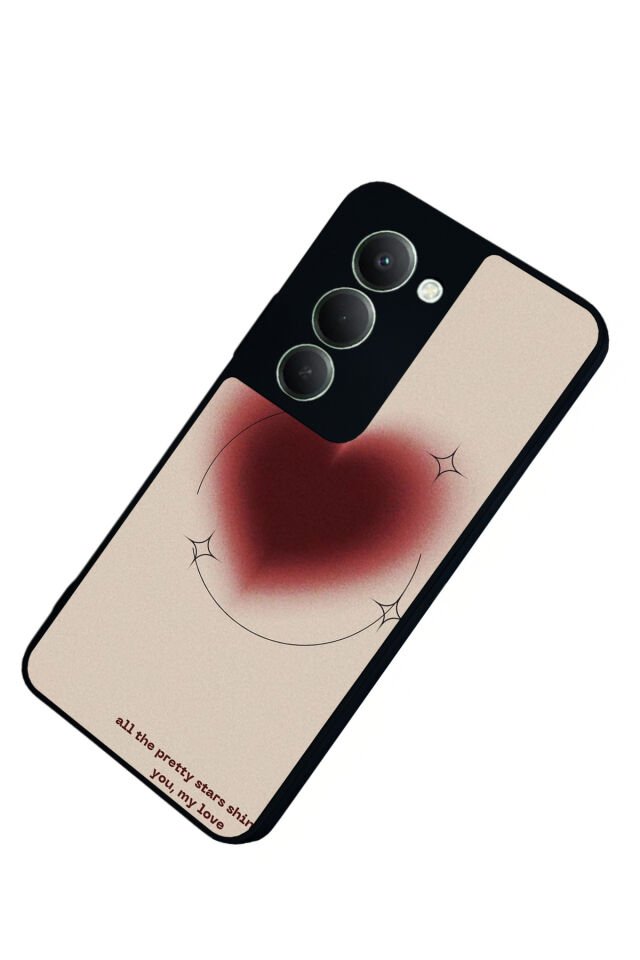 Xiaomi Redmi 15 5G Uyumlu Kalp Love Tasarımlı Glossy Premium Kılıf