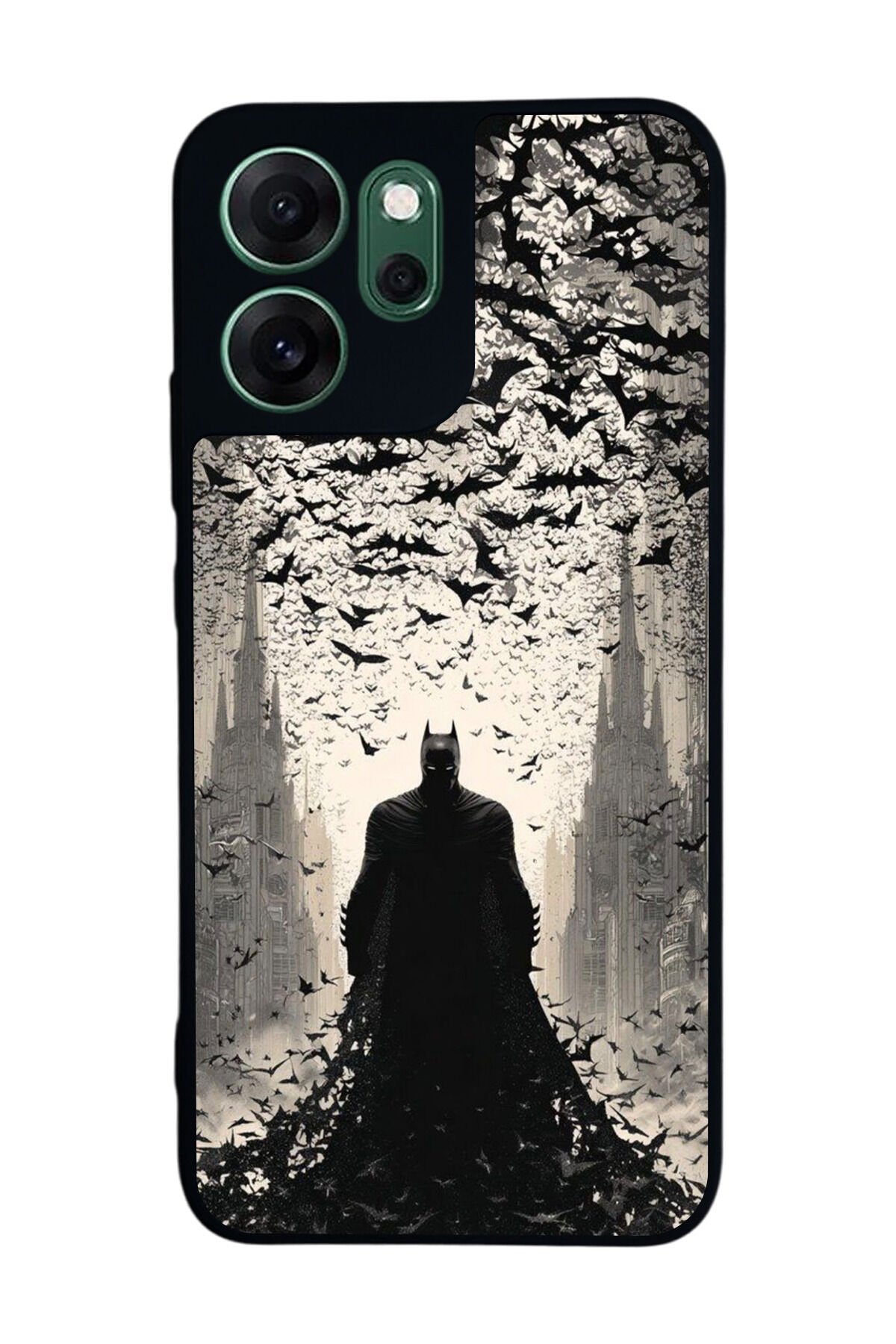 Oppo Reno 14F Uyumlu Batman Tasarımlı Glossy Premium Kılıf