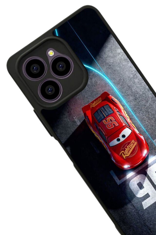 Omix X6 Uyumlu Şimsek McQueen Tasarımlı Glossy Premium Kılıf