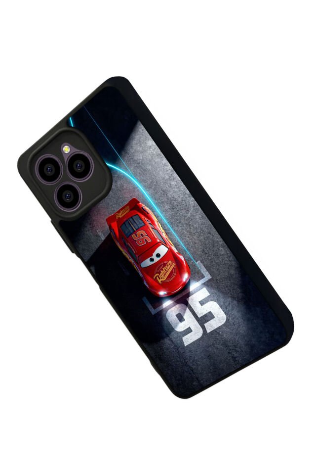 Omix X6 Uyumlu Şimsek McQueen Tasarımlı Glossy Premium Kılıf