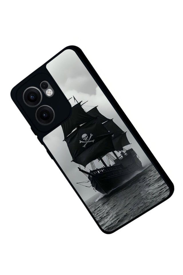 Oppo Reno 13F Uyumlu Korsan Tasarımlı Glossy Premium Kılıf