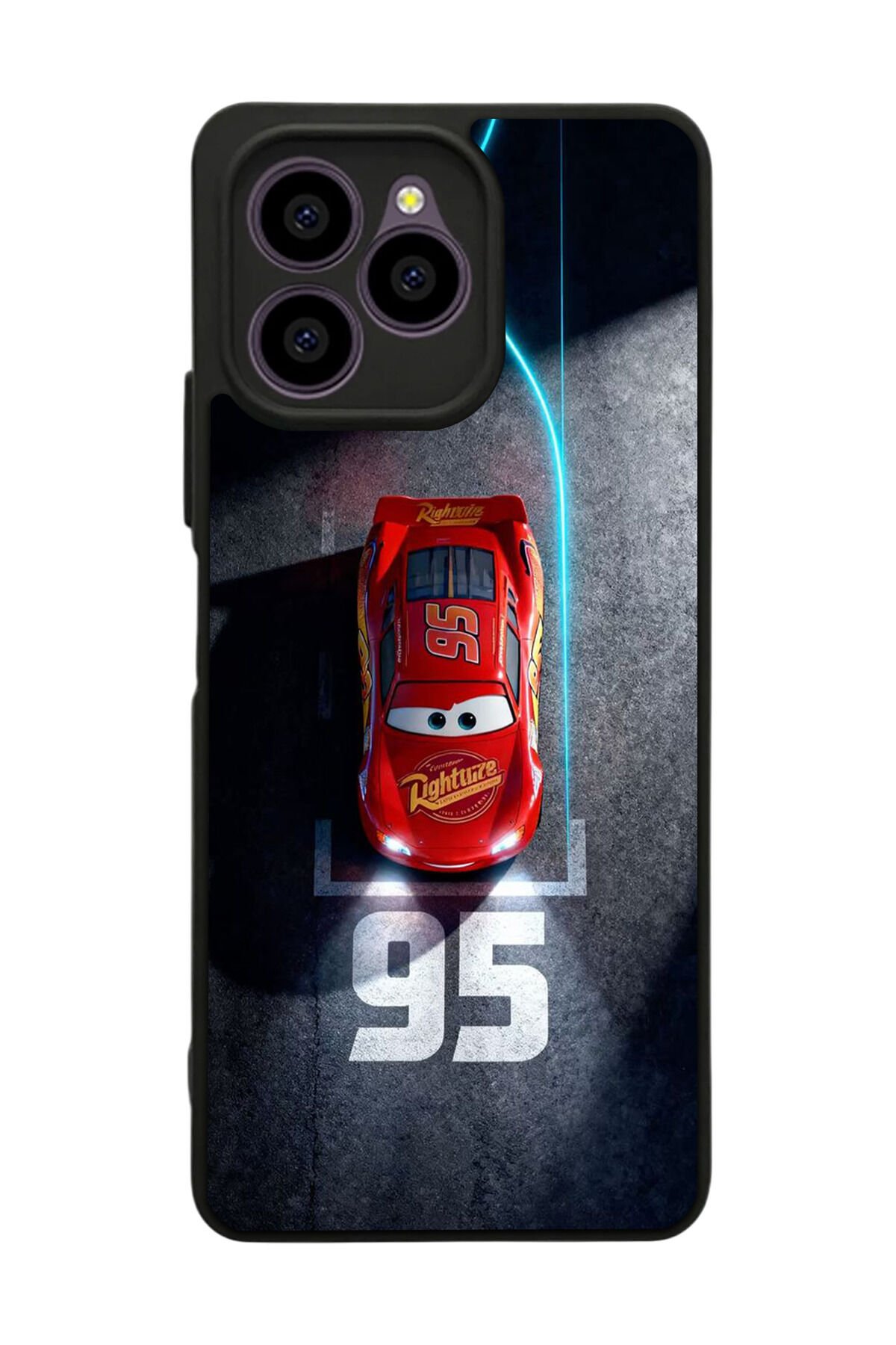 Omix X6 Uyumlu Şimsek McQueen Tasarımlı Glossy Premium Kılıf