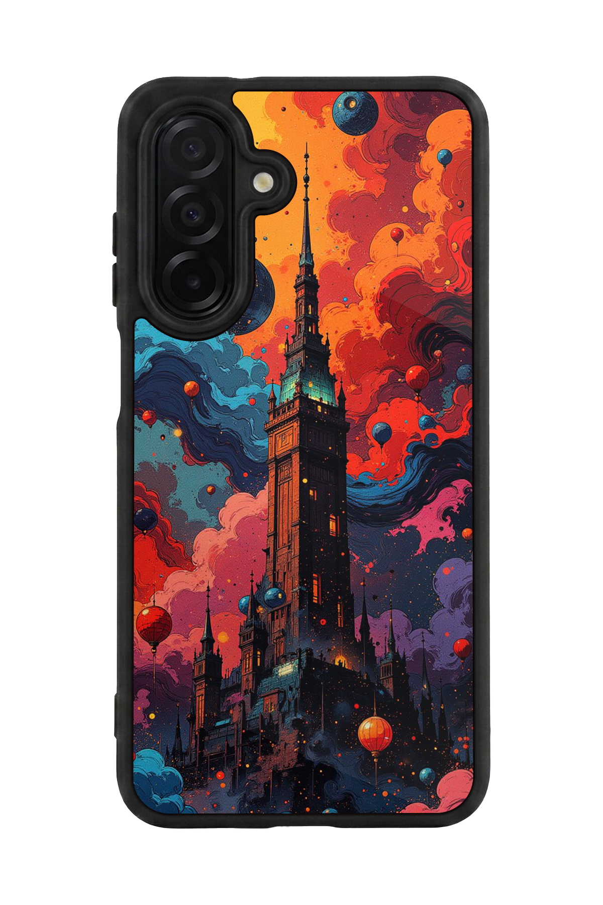Samsung Galaxy A56 Uyumlu Abstract Tasarımlı Glossy Premium Kılıf