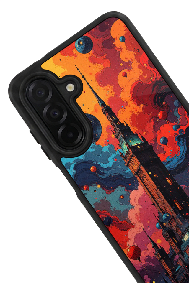 Samsung Galaxy A56 Uyumlu Abstract Tasarımlı Glossy Premium Kılıf
