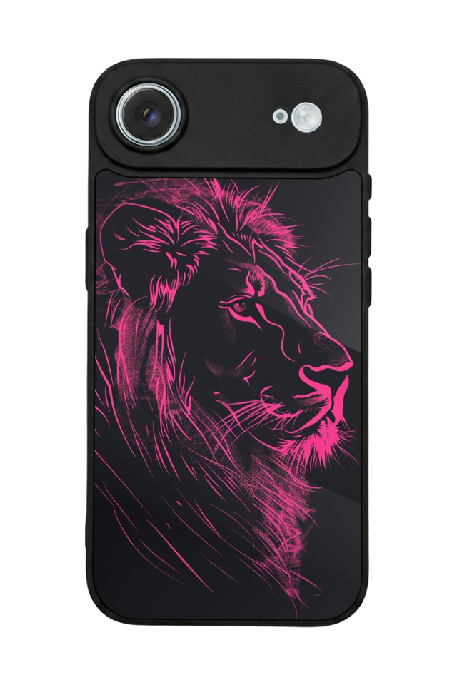 iPhone 17 Air Uyumlu Aslan Tasarımlı Glossy Premium Kılıf