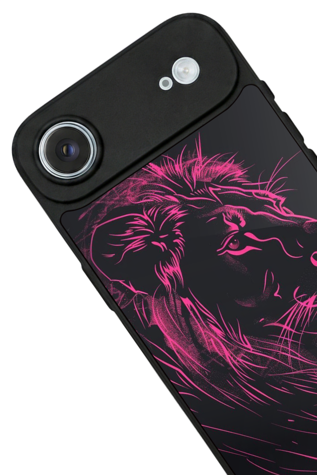 iPhone 17 Air Uyumlu Aslan Tasarımlı Glossy Premium Kılıf