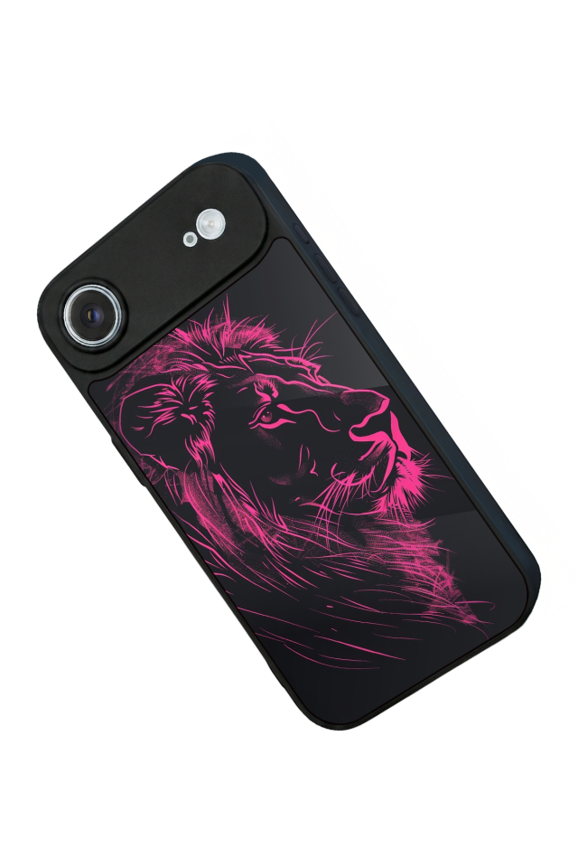 iPhone 17 Air Uyumlu Aslan Tasarımlı Glossy Premium Kılıf