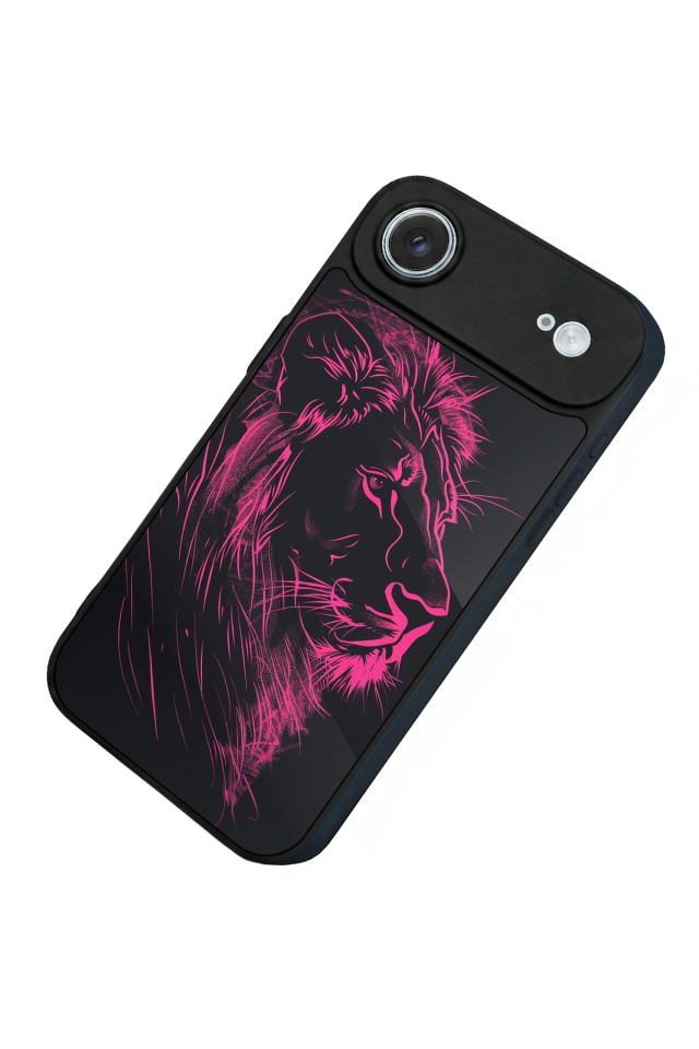 iPhone 17 Air Uyumlu Aslan Tasarımlı Glossy Premium Kılıf