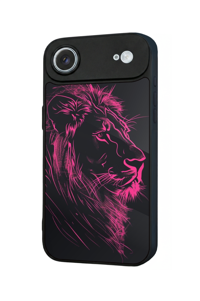 iPhone 17 Air Uyumlu Aslan Tasarımlı Glossy Premium Kılıf